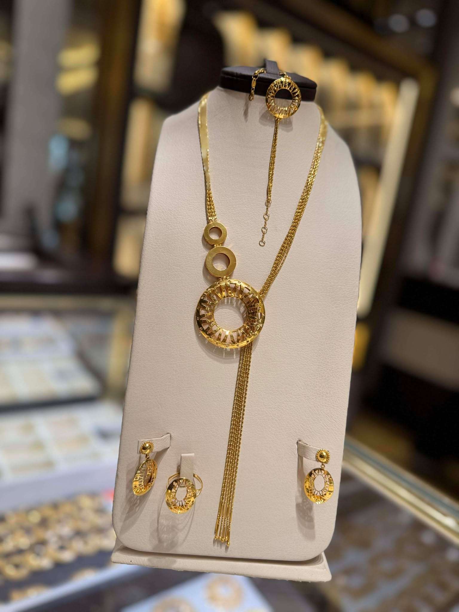 21K Gold Necklace Set