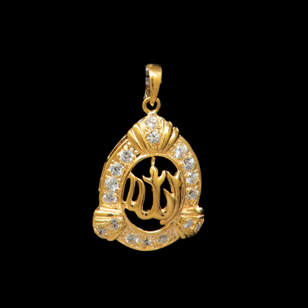 21K Islamic Pendant - SW33730 - Yasini Jewelers