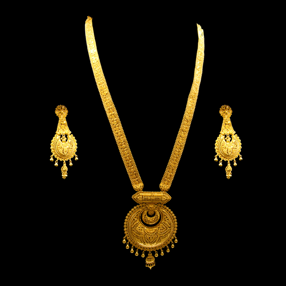 22K Gold Necklace Set