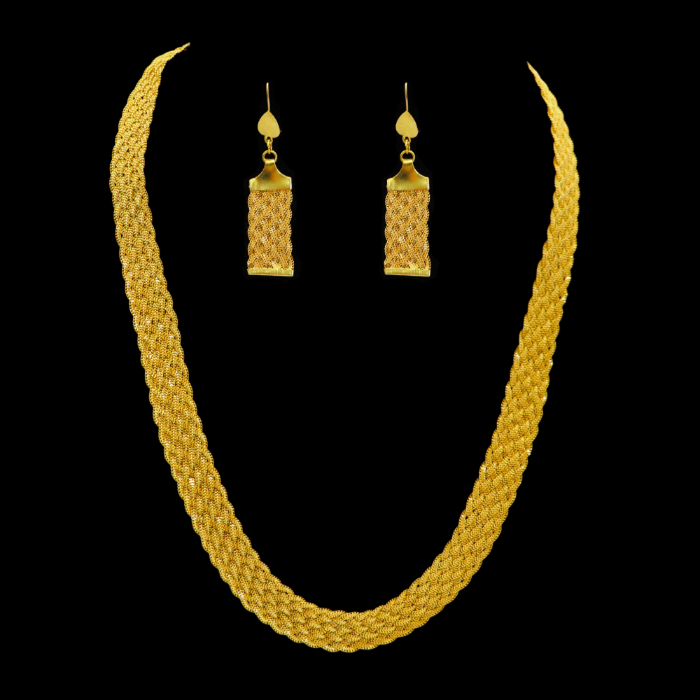 18K Gold Necklace Set 