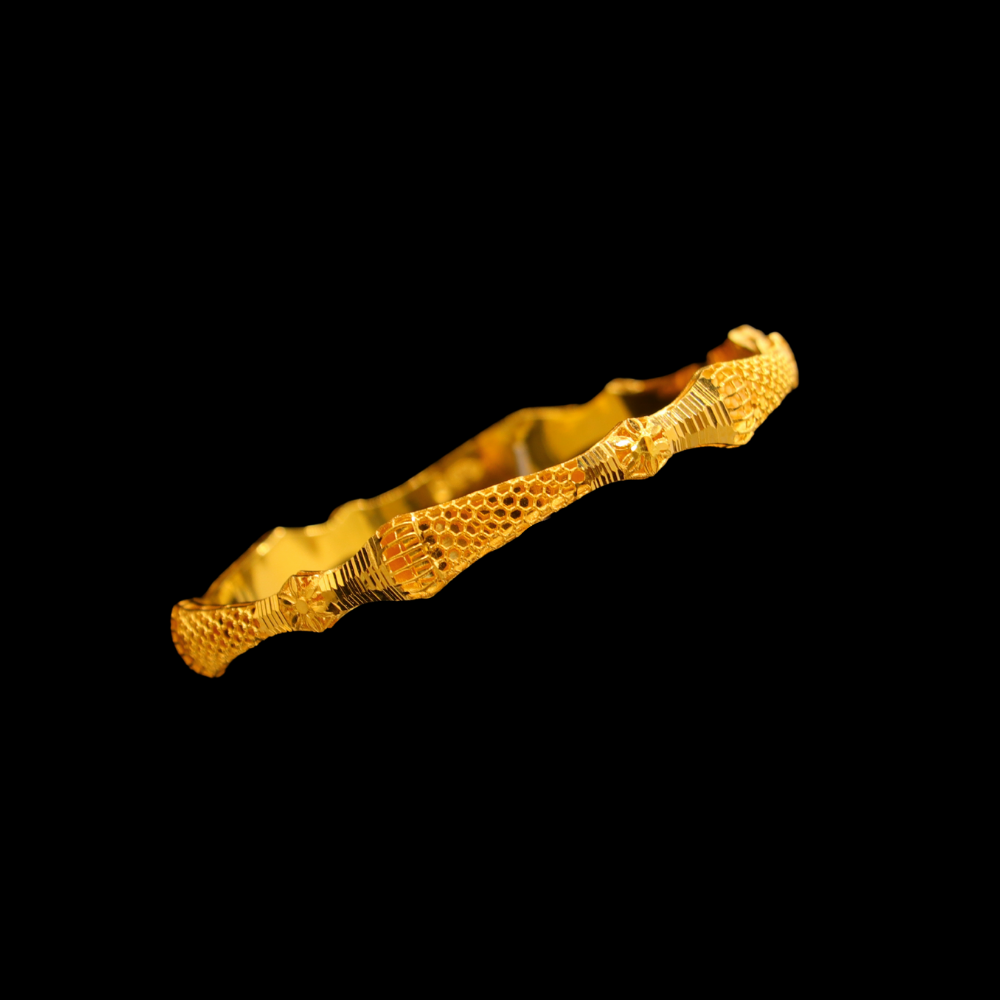 21K Gold Bangle Set OF 1 (M)