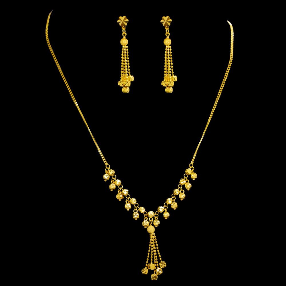 22K Gold Necklace Set