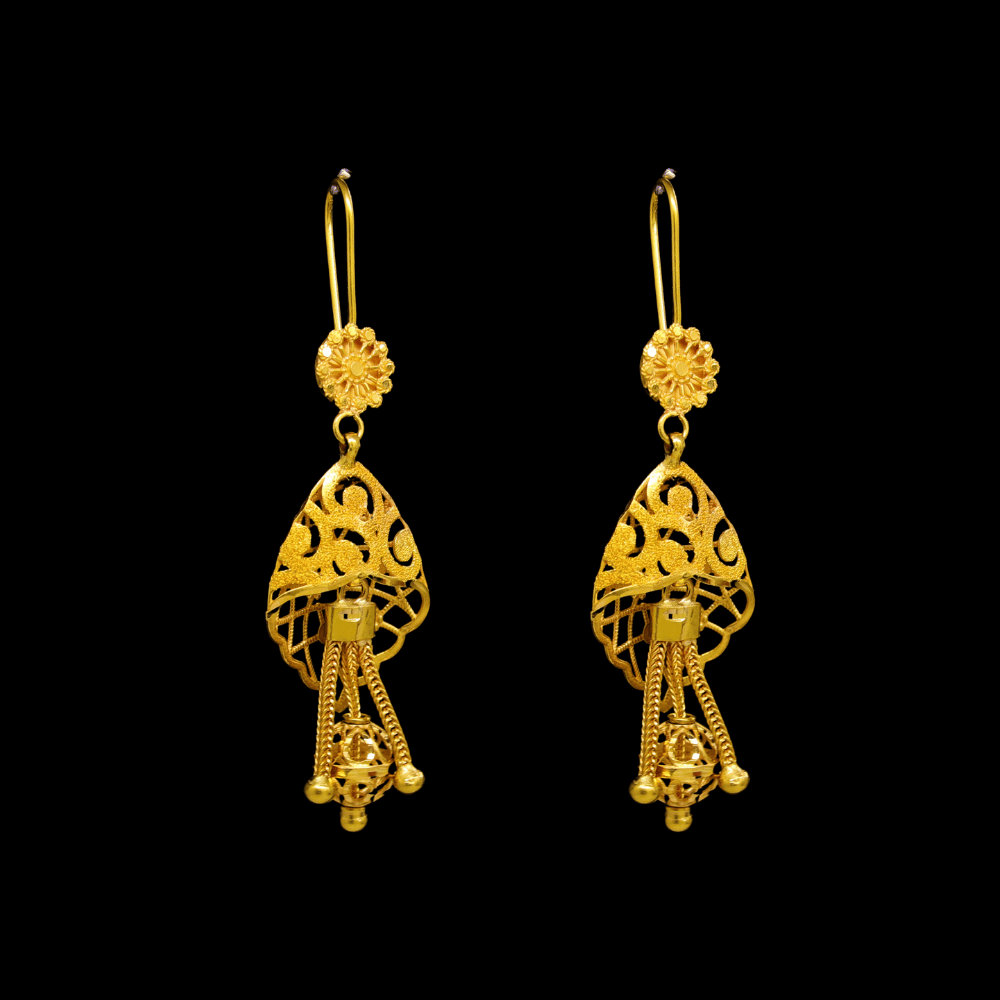 21K Gold Earrings  