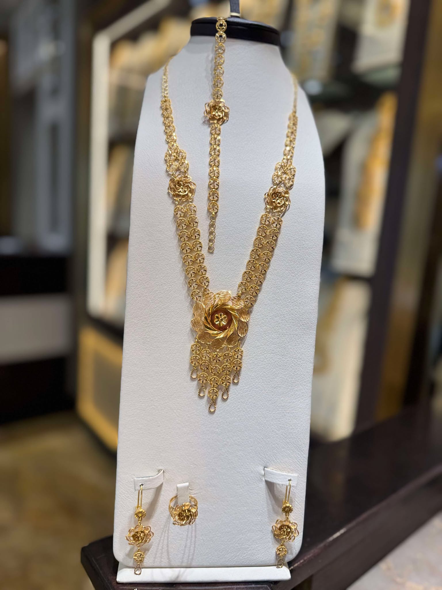 21K Gold Necklace Set 