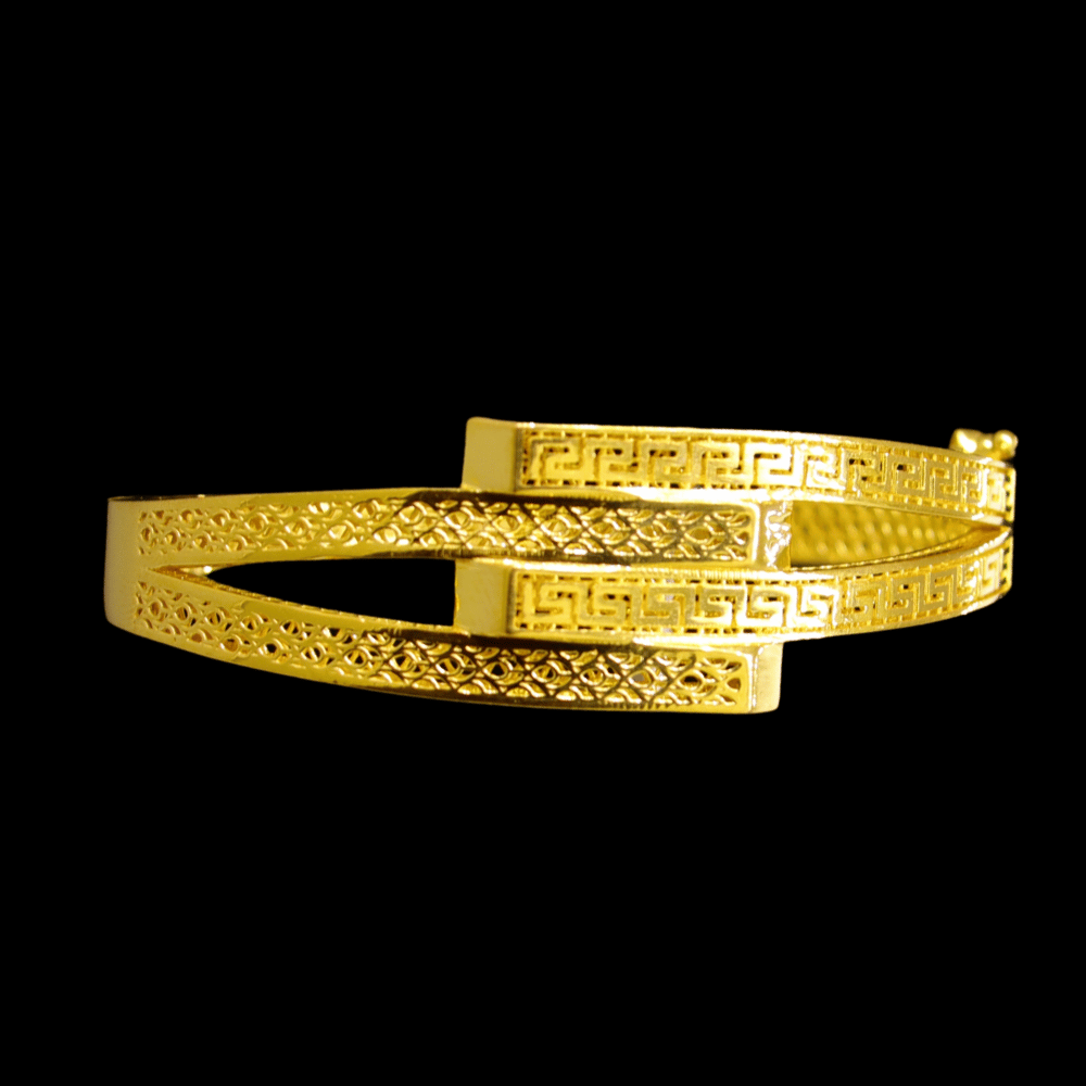 21k Gold Bangle Bracelet  