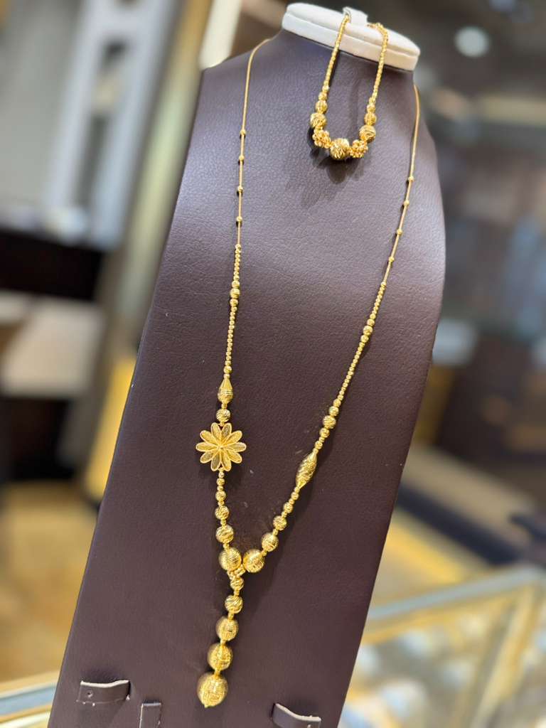 21K Gold Necklace Set 
