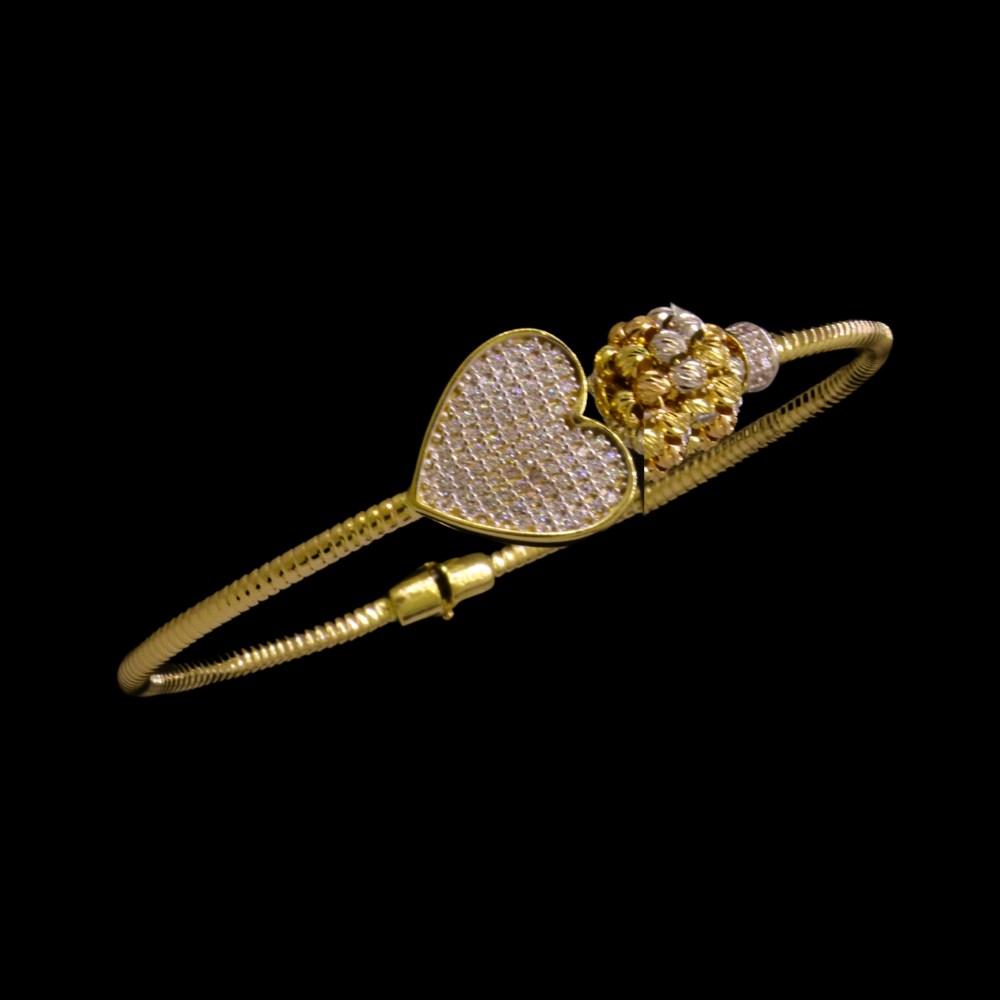 18k Gold Bangle Bracelet