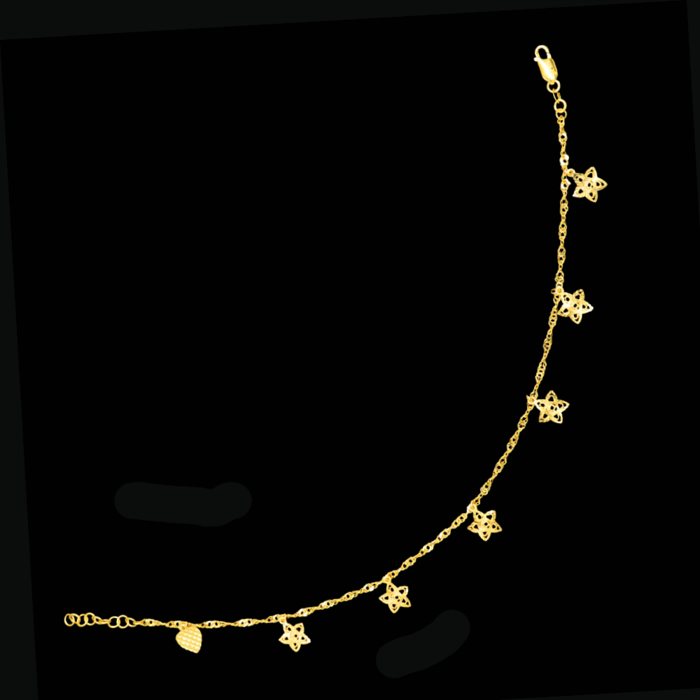 21K Gold Anklet 