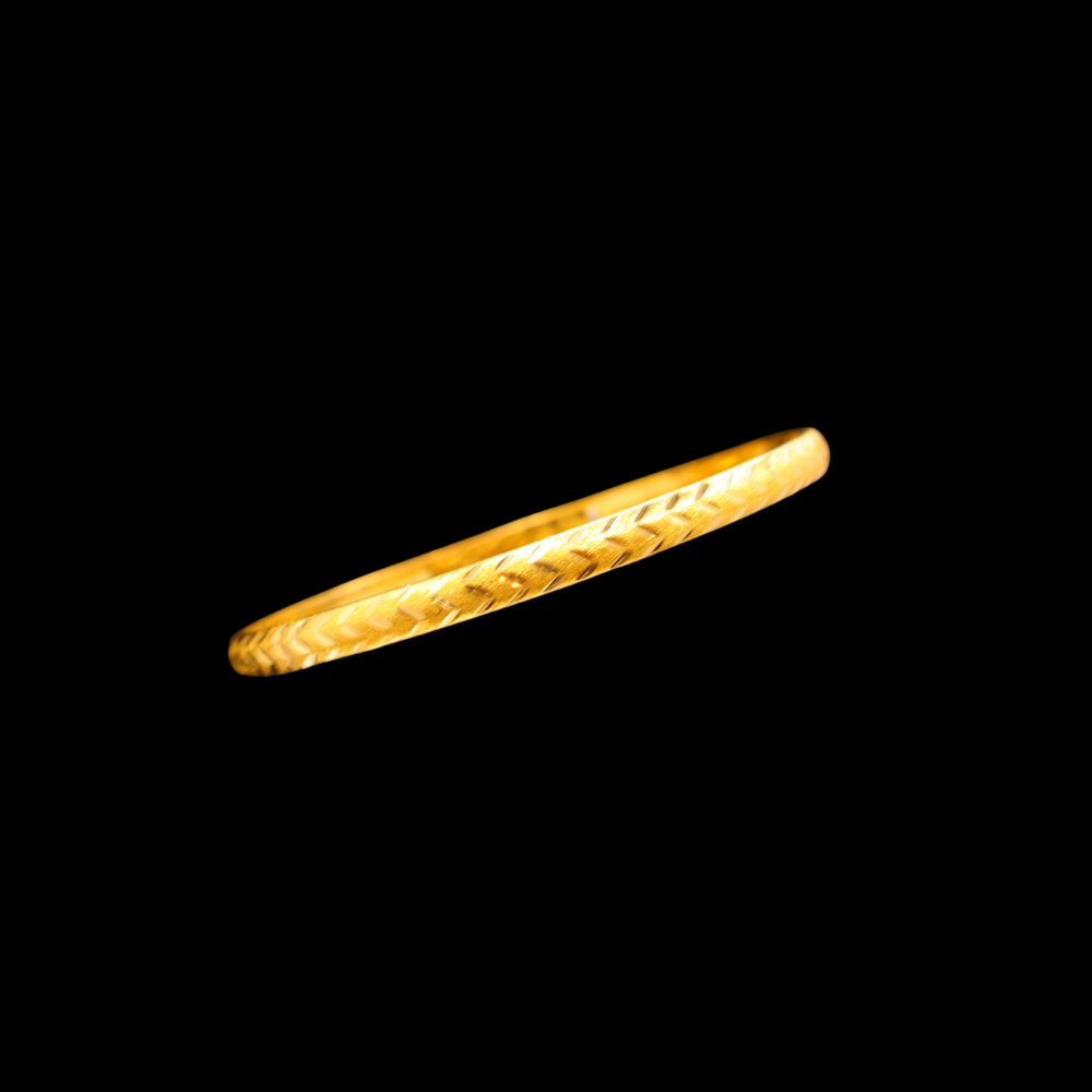 21K Gold Bangle Set OF 1 (L) 