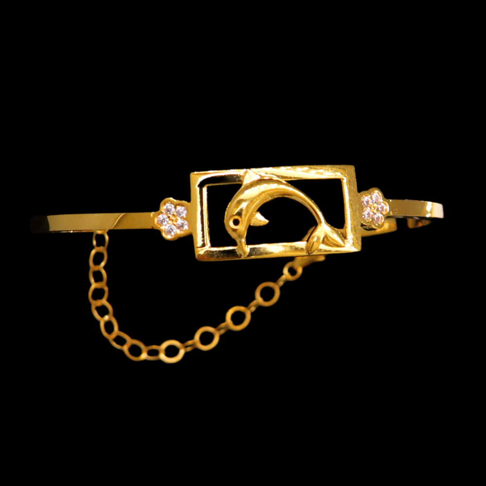 21K Baby Bangle - SW32878 - Yasini Jewelers