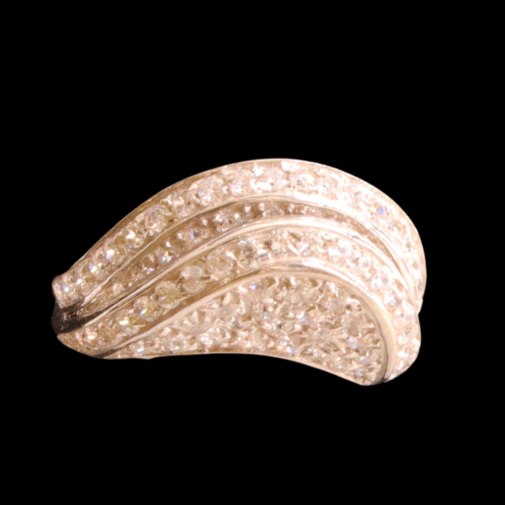 18K White Gold Ring  