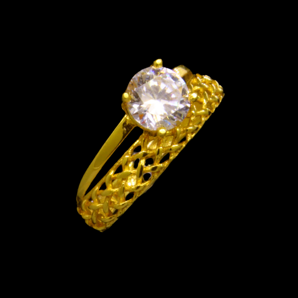 21K Gold Bridal Ring