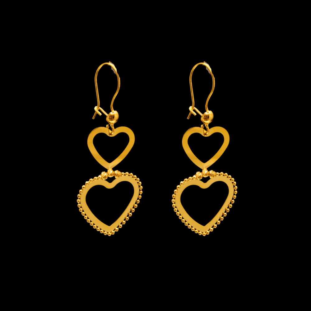 21K Gold Earrings  