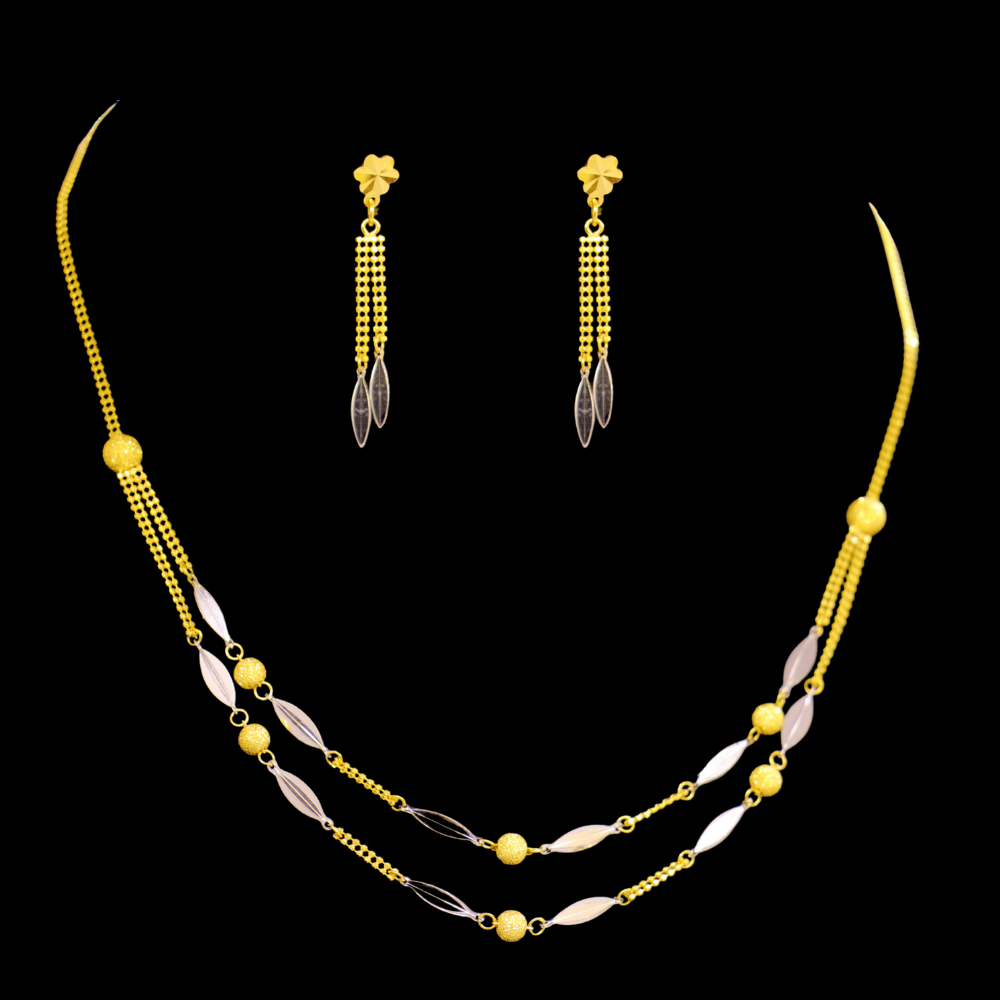 22K Gold Necklace Set