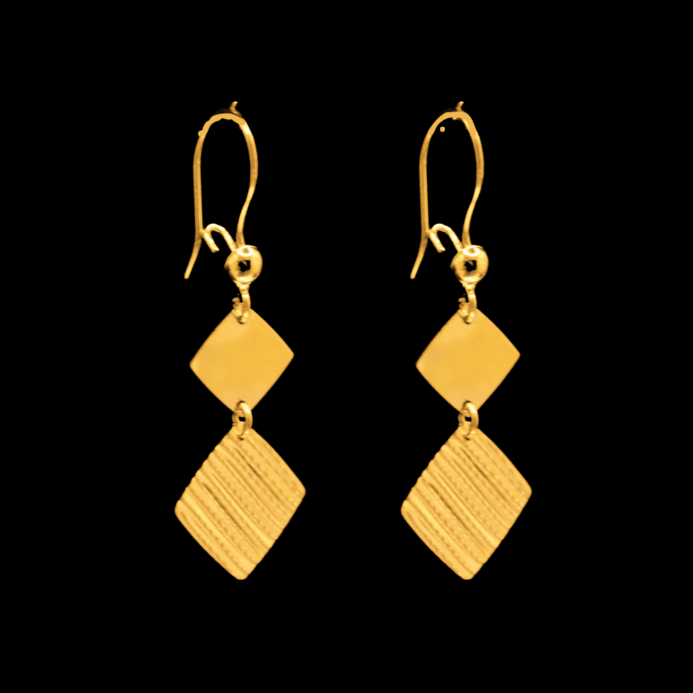 21K Gold Earrings  