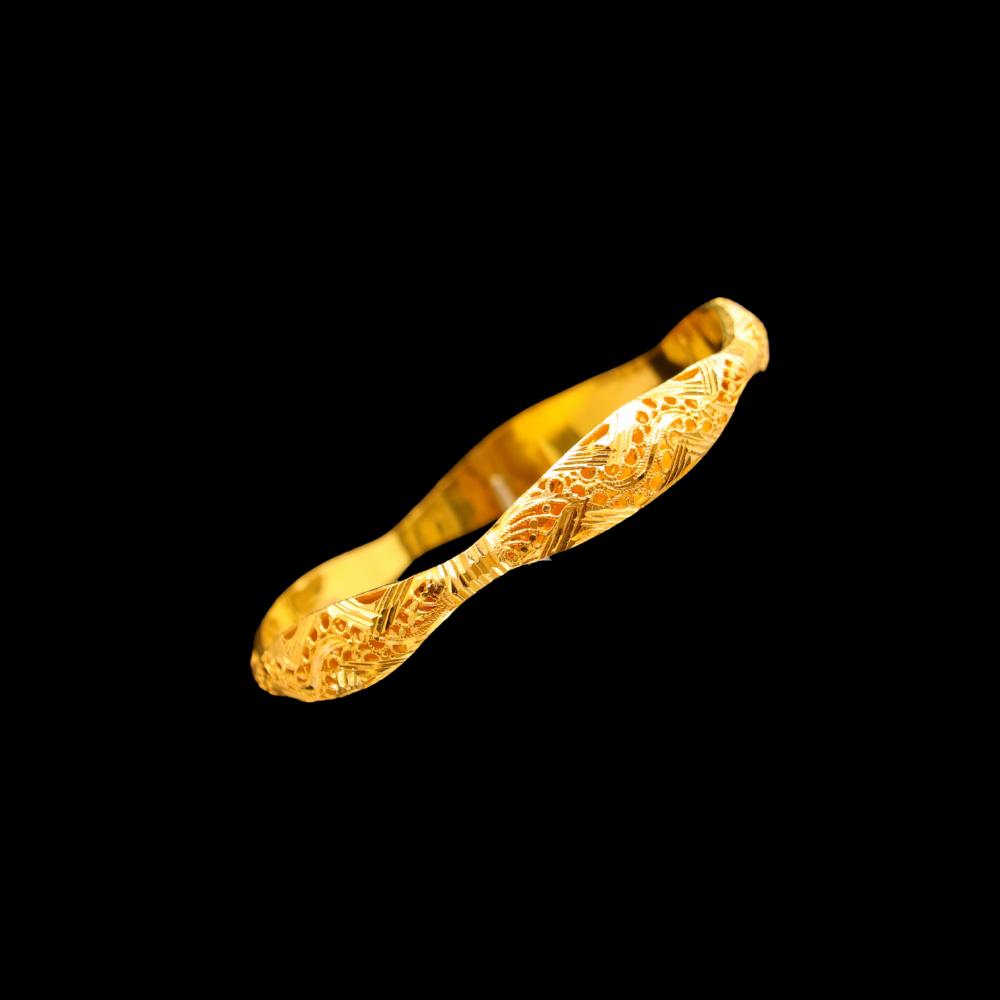 21K Gold Bangle Set OF 1 (M)