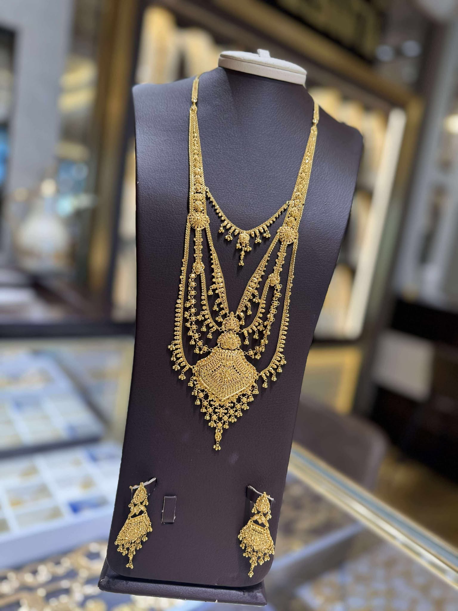 22K Gold Necklace Set 