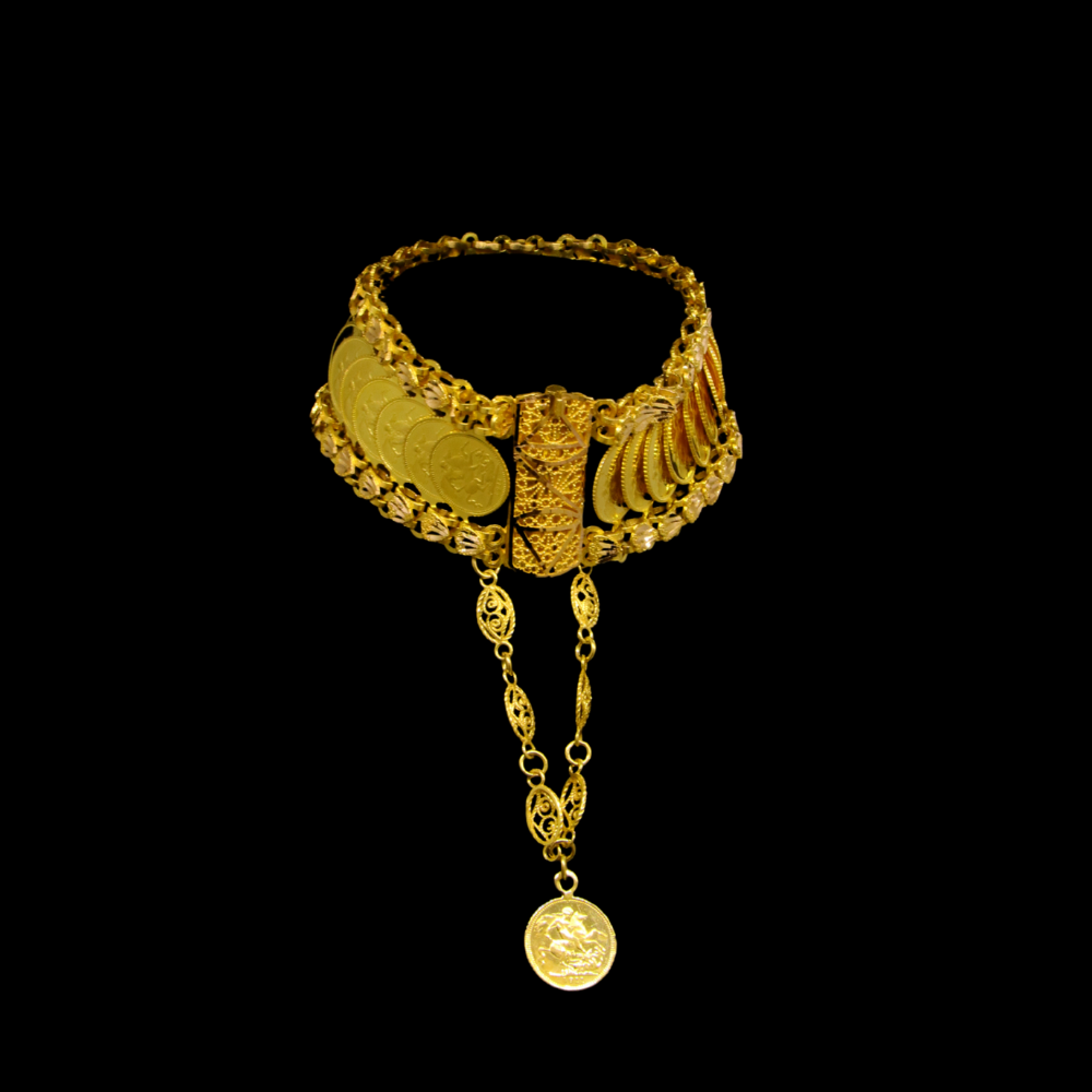 21K Gold Coins Bracelet
