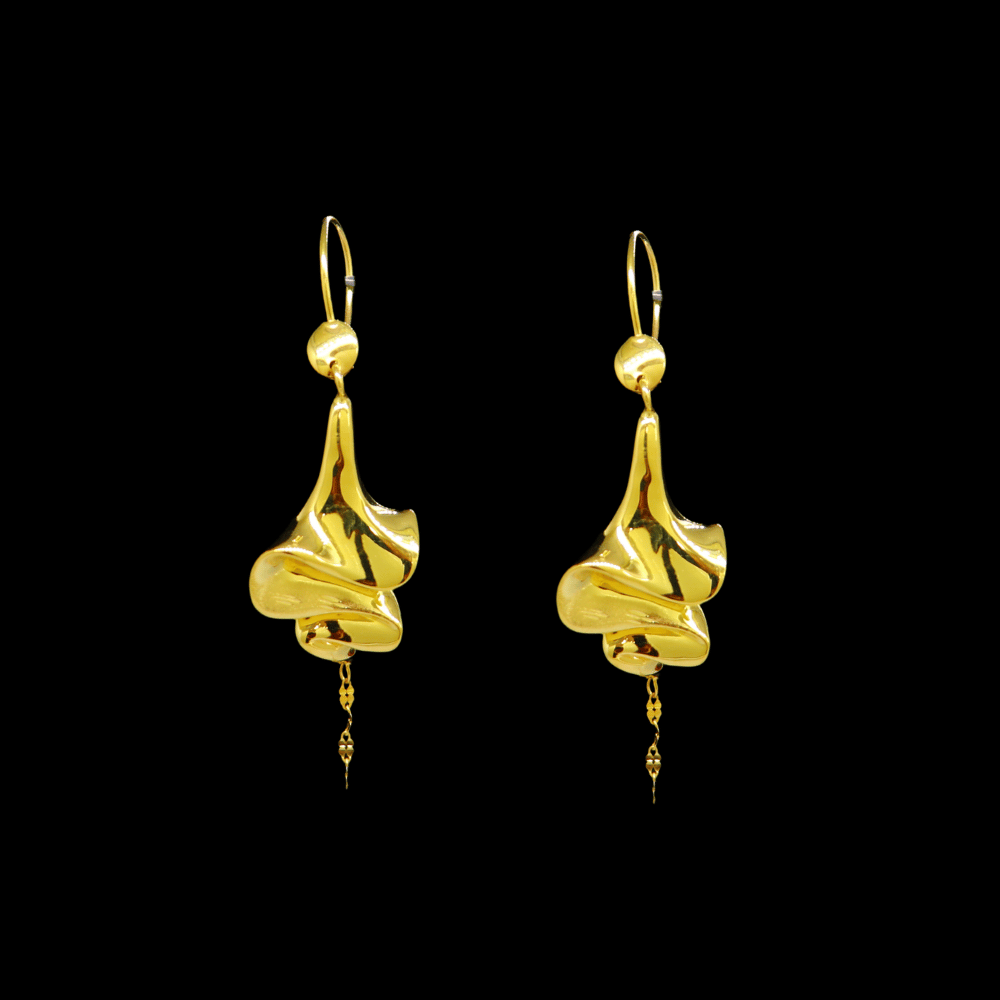 21K Gold Earrings  