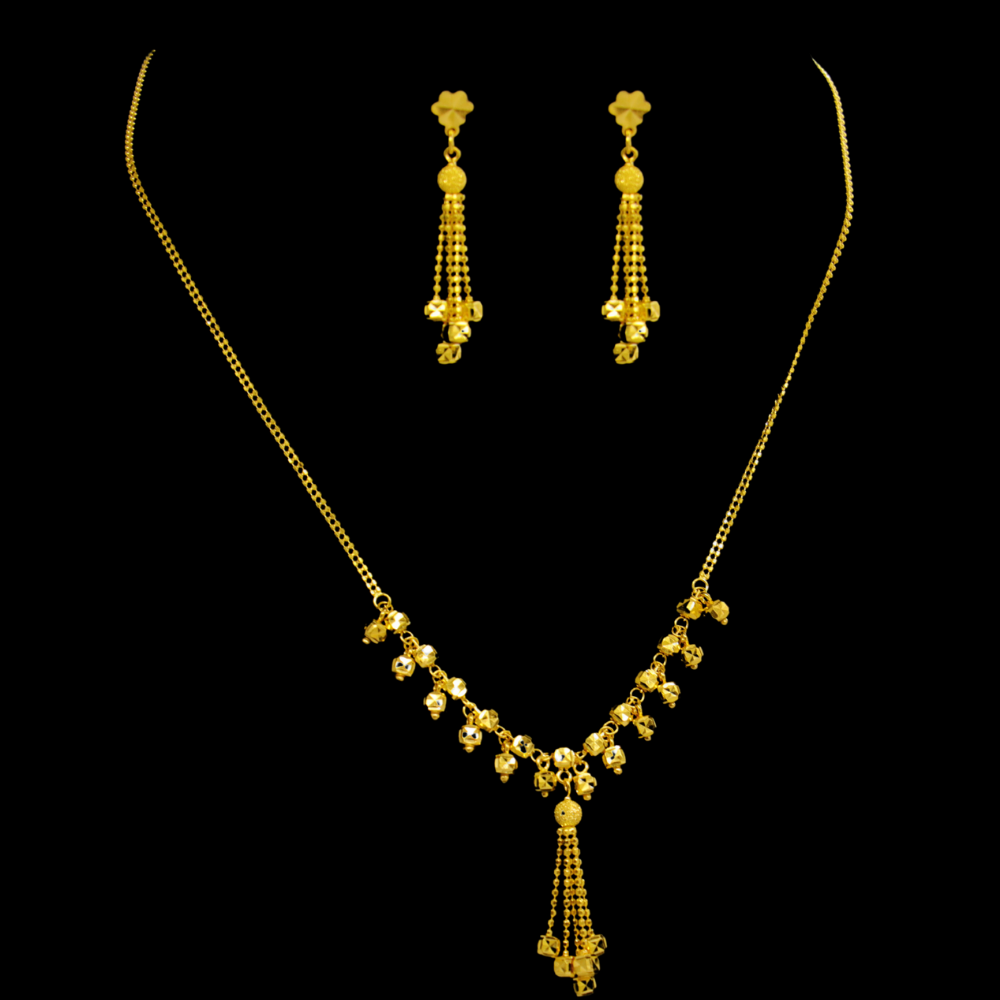 22K Gold Necklace Set