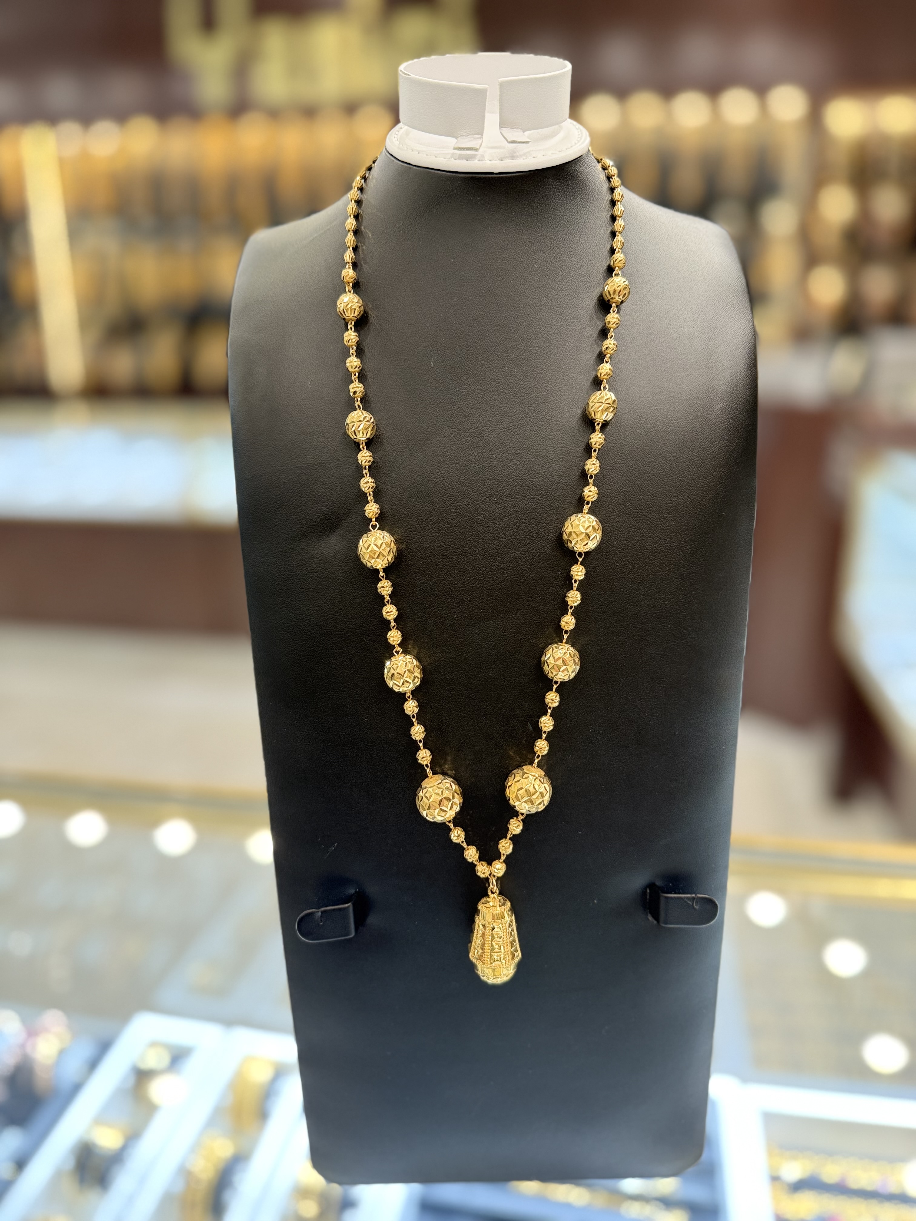 21K Gold Necklace Set 