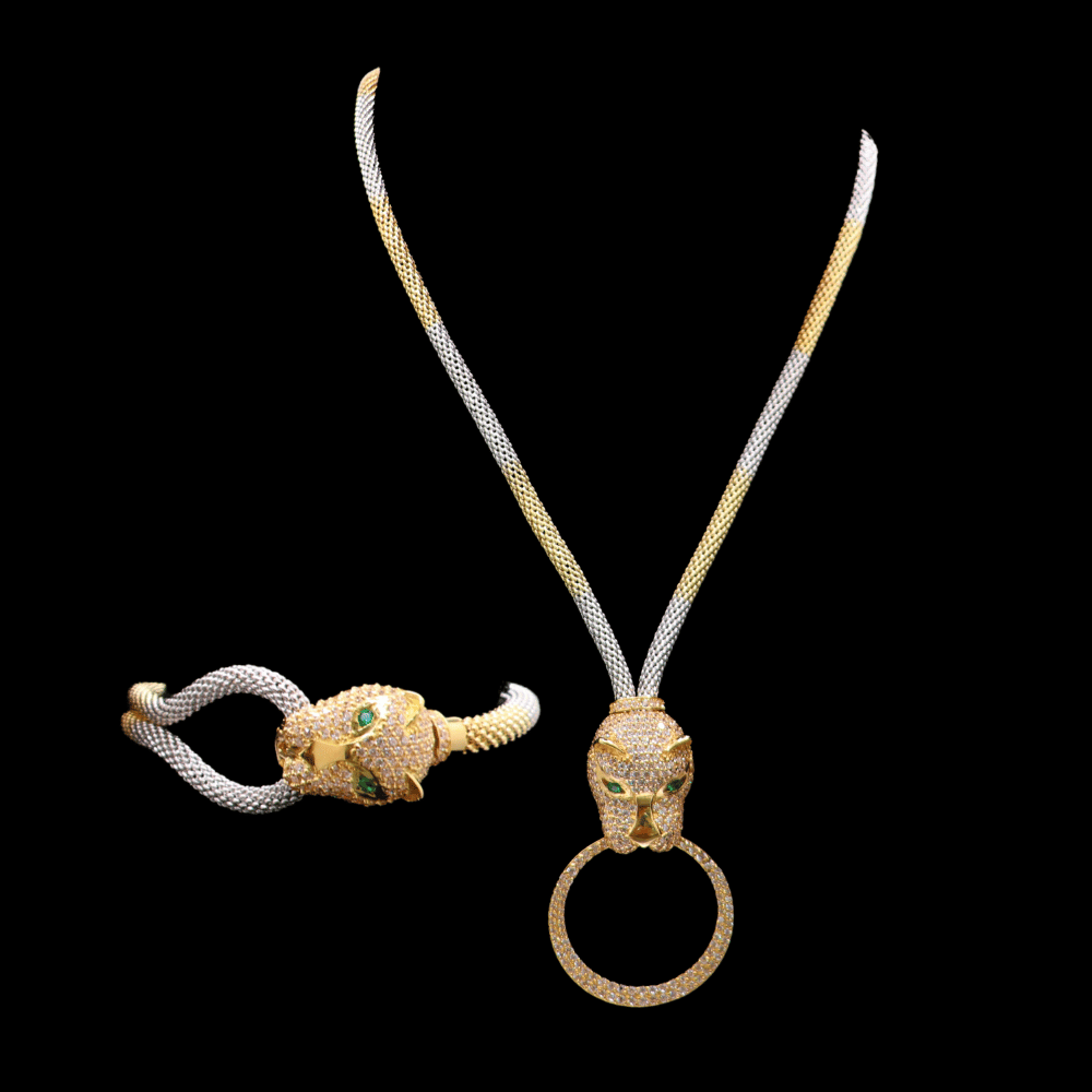 18K Gold Necklace Set