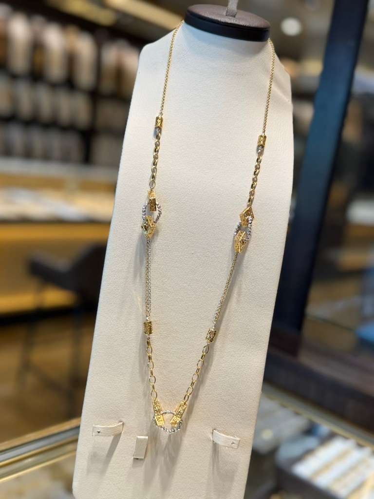 18K Gold Necklace Lazurde