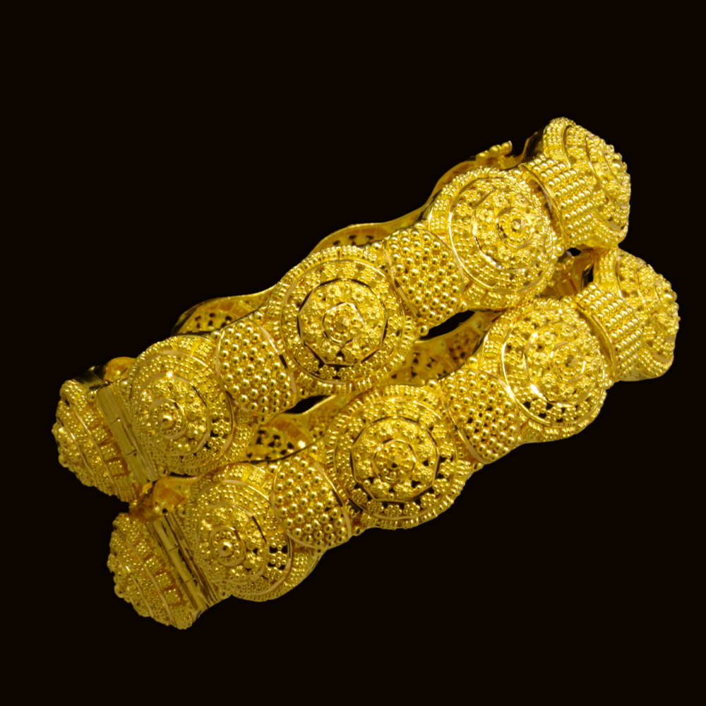 22K Gold Bangle Bracelet