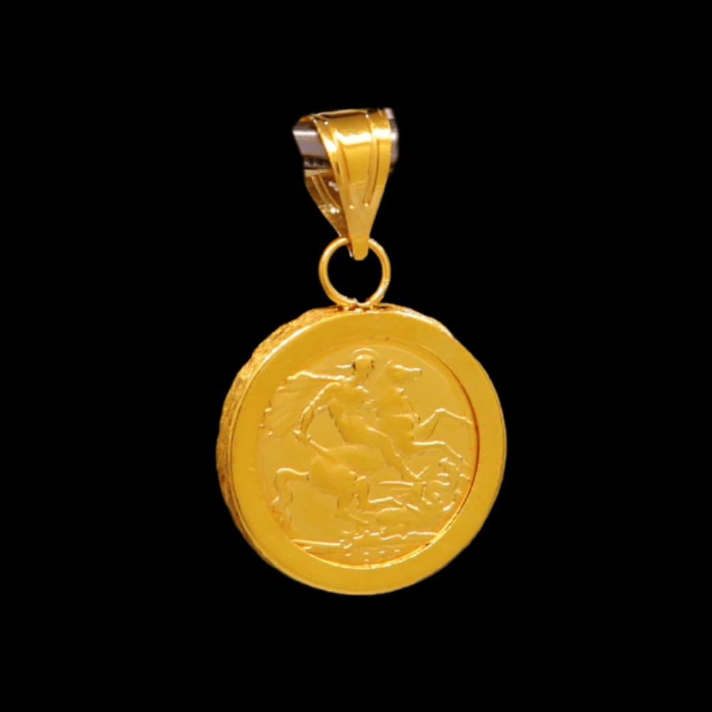 21K Gold Pendant    