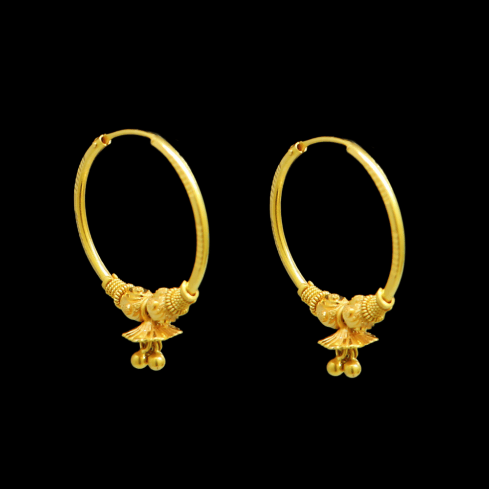 22K Gold Earrings       