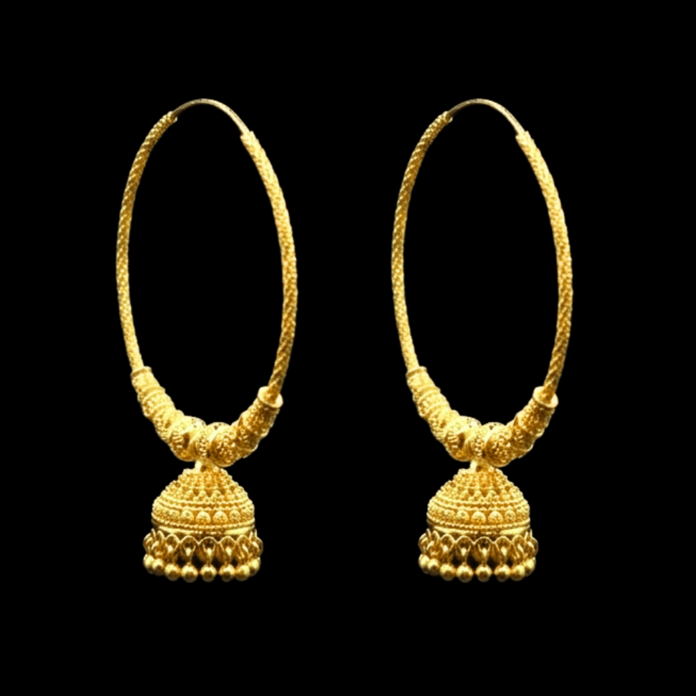 22K Gold Earrings    