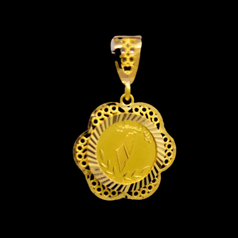 21K Gold Pendant 