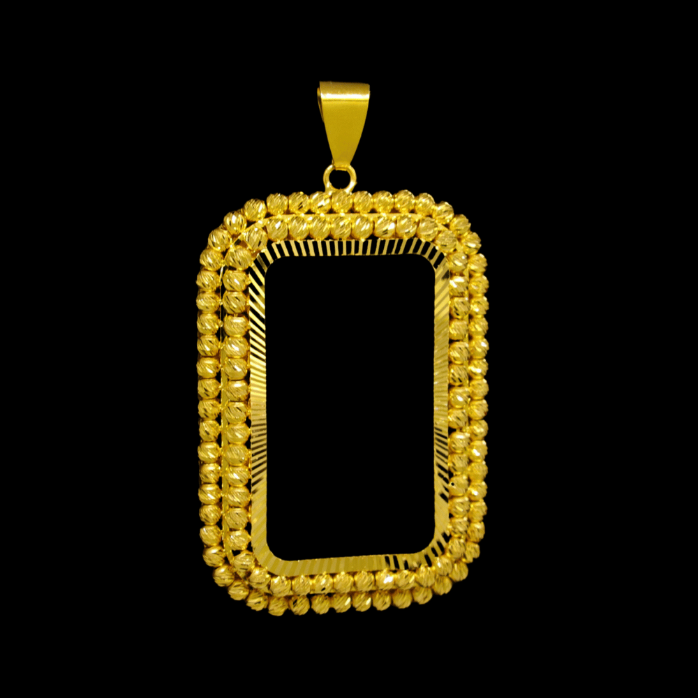 21K Gold Ounce Frame   