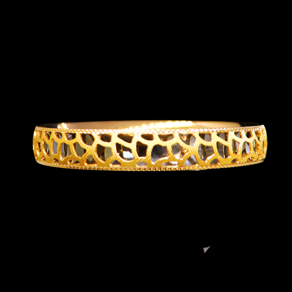 21K Gold Bangle Set OF 1 (XS)