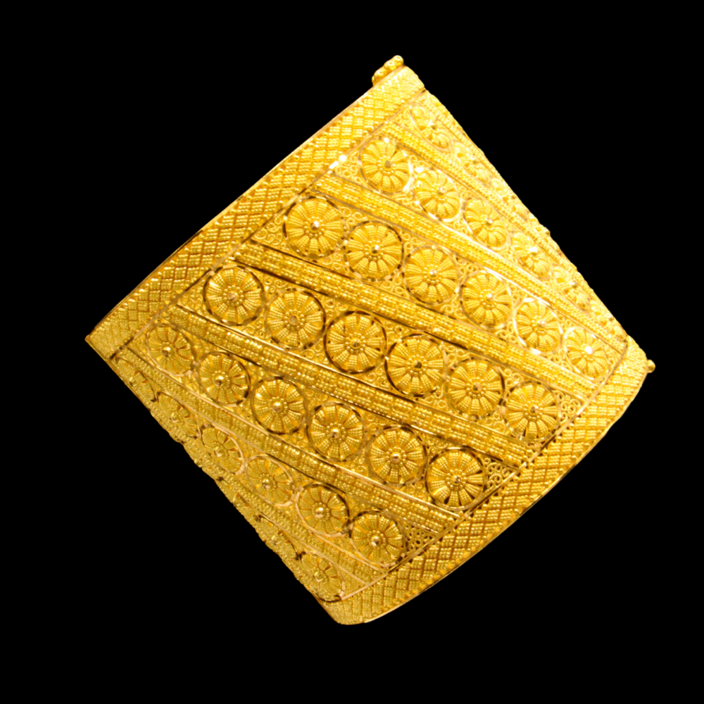 22K Gold Bangle Bracelet