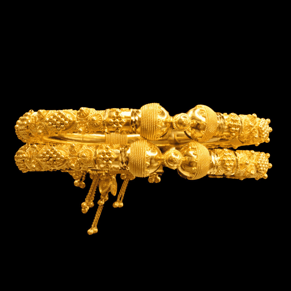 21K Gold Bangle Bracelet