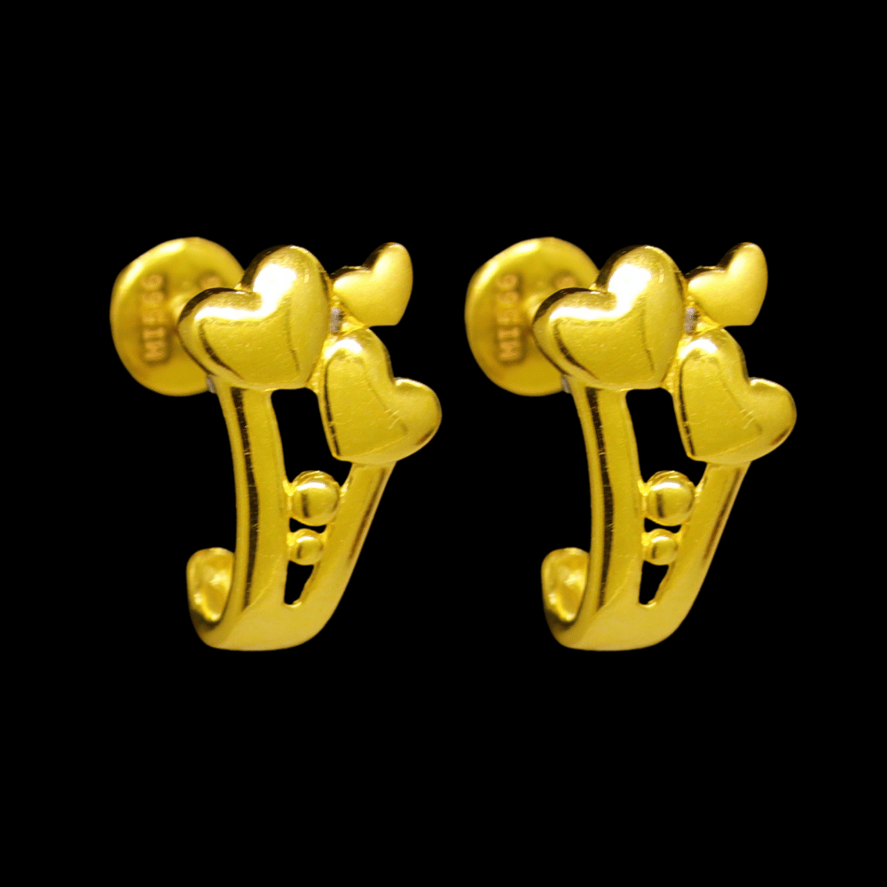 21K Gold Earrings   