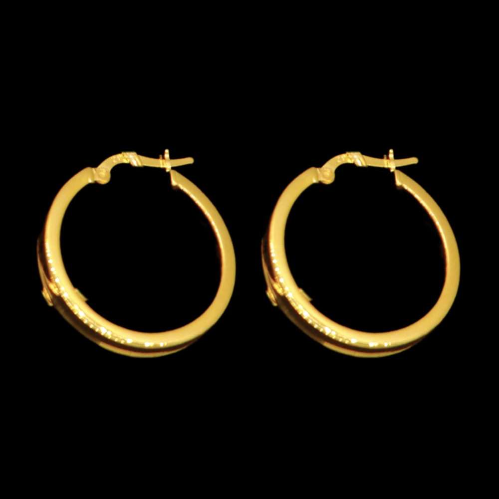 21K Gold Earrings      