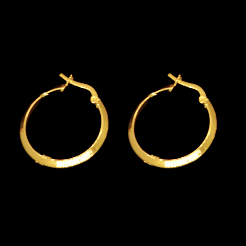 21K Gold Earrings    