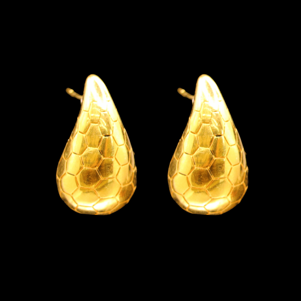 21K Gold Earrings  