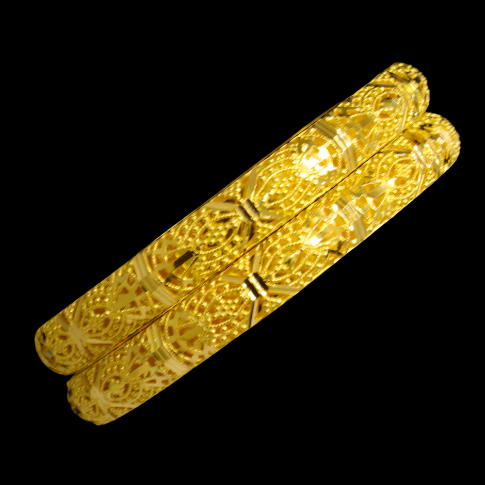 21K Gold Bangle Set (S)
