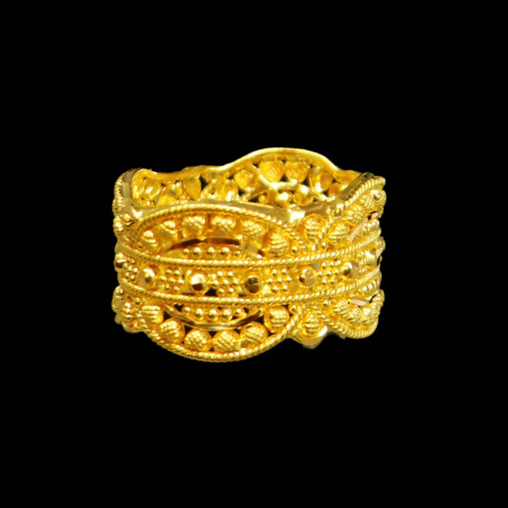 22K Gold Engagement Band Size 6.5 - SW33478, style SW33478