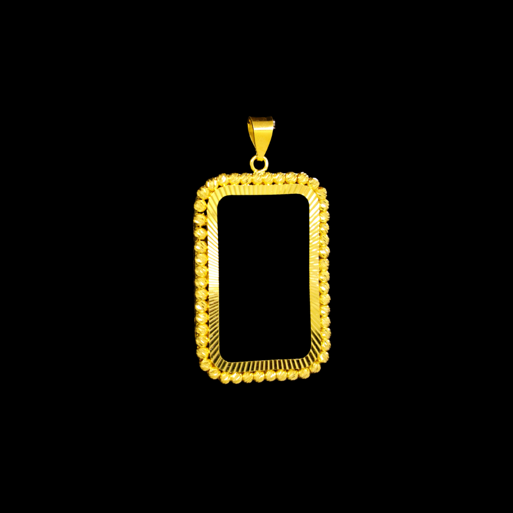 21K Gold Coin Frame 