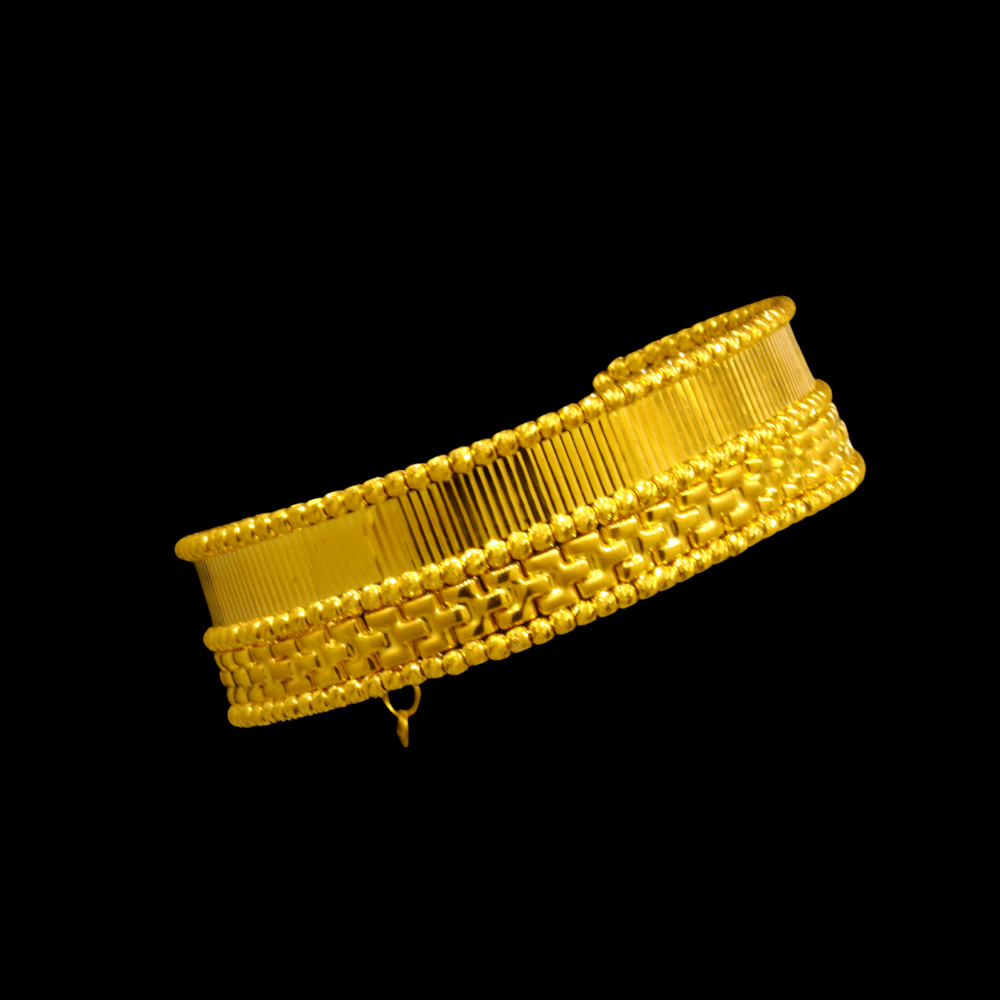 21K Gold Bangle Bracelet
