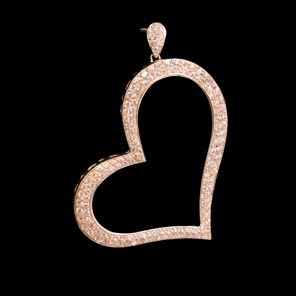 18K White Gold Pendant