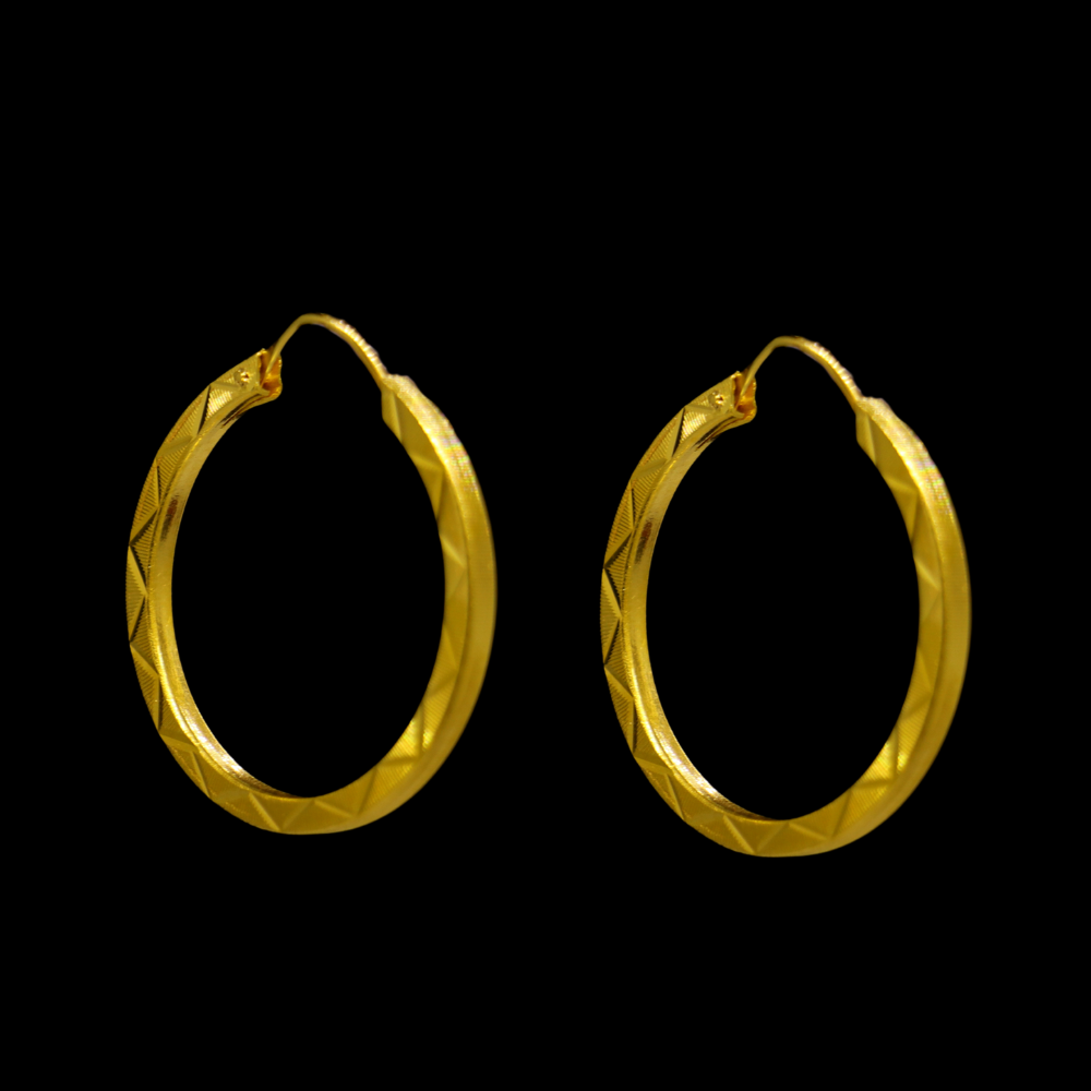 21K Gold Earrings