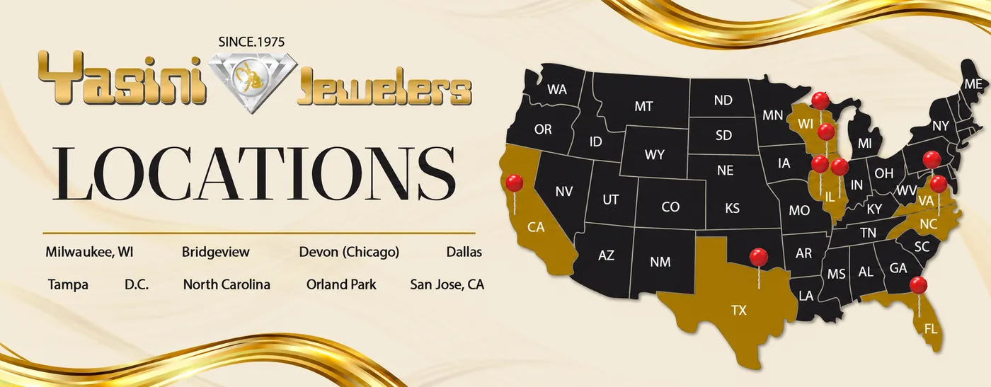 Find a Yasini Jewelers store location