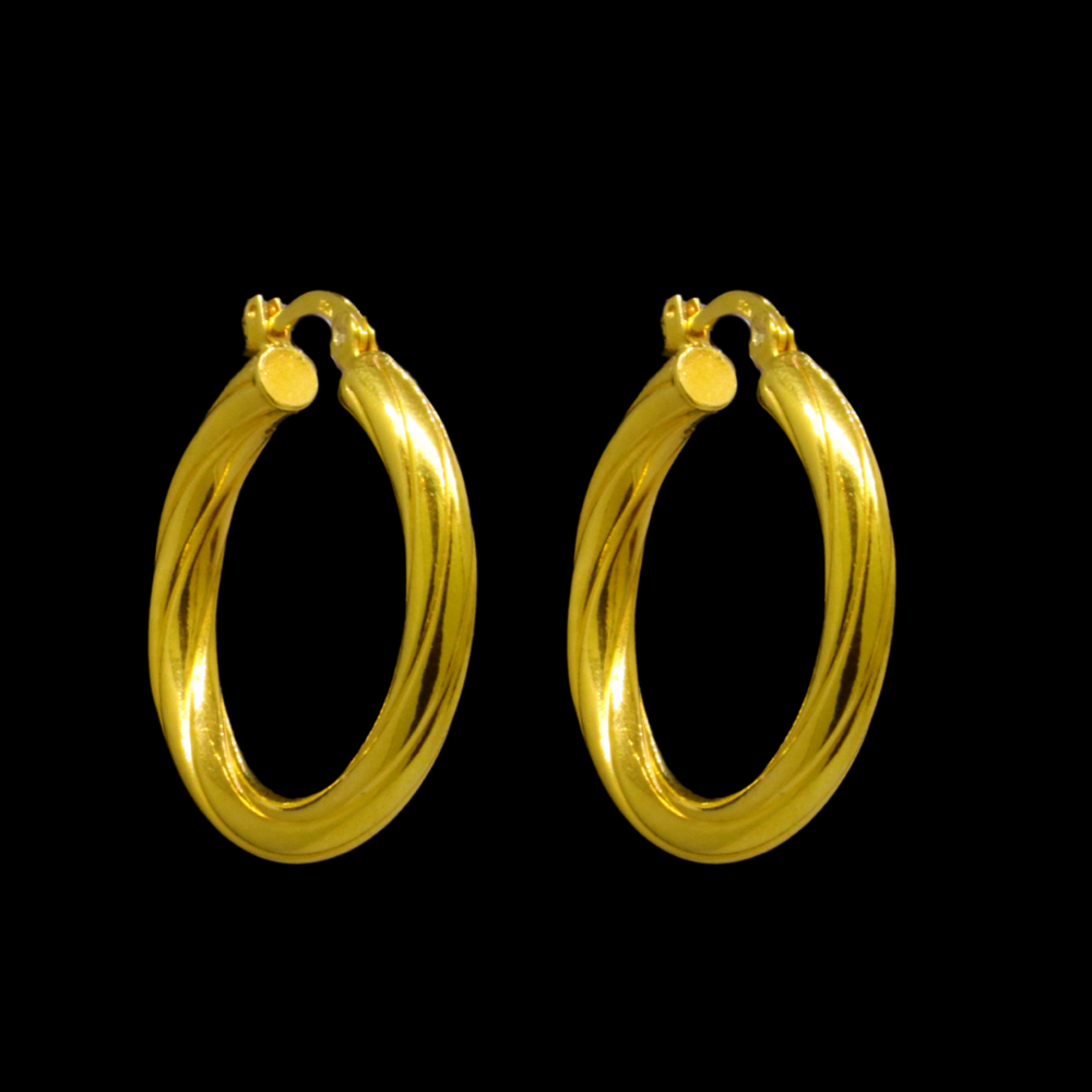 21K Gold Earrings