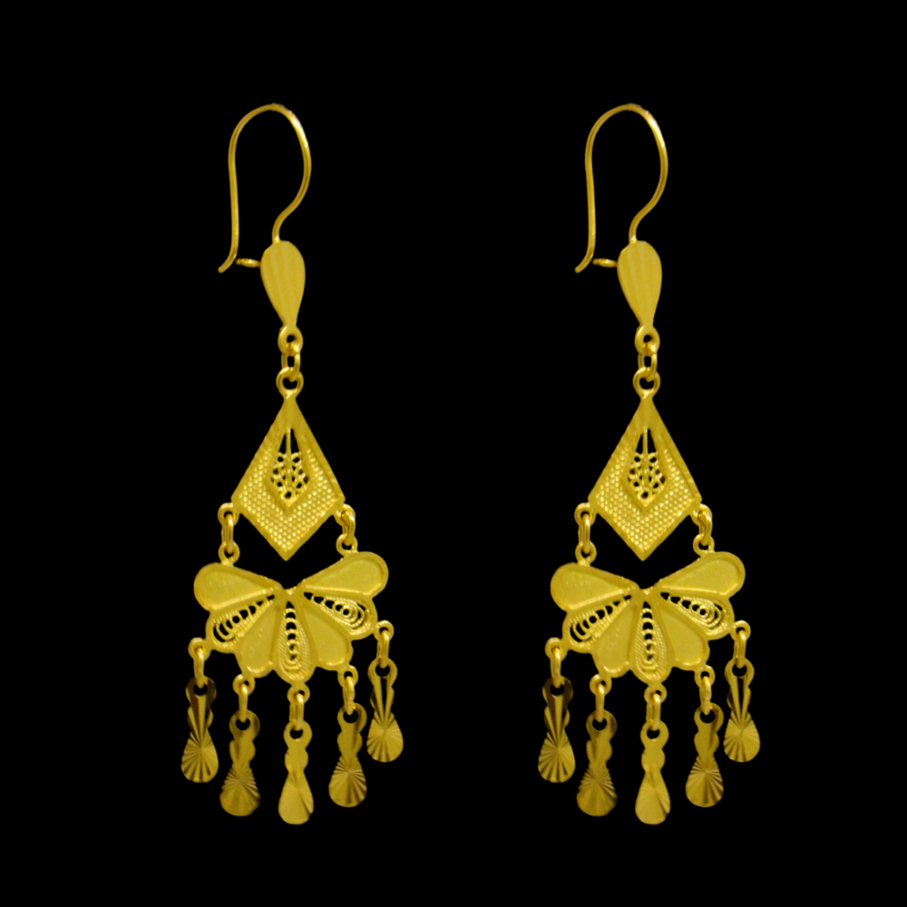 21K Gold Earrings