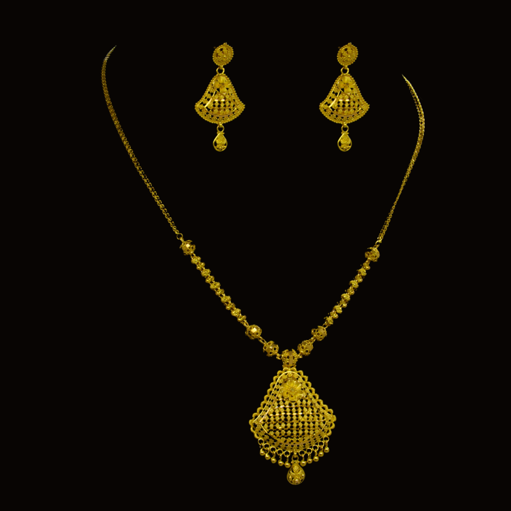 22K Gold Necklace Set